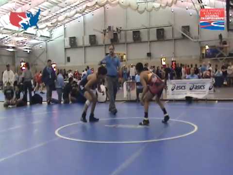 FILA Cadet Freestyle 50kg Final: Freddie Rodriguez vs. Jered Cortez