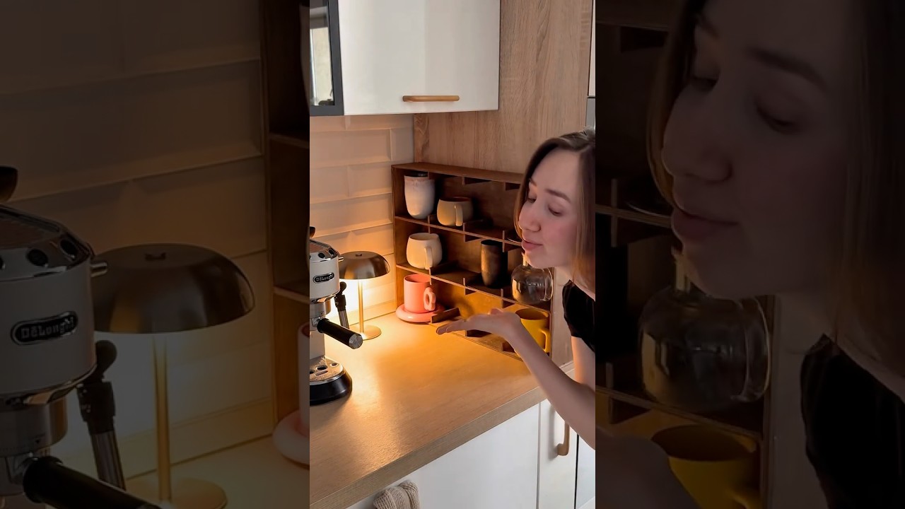 Сделала полку для кружек сама. Популярная полка для кухни в кофейный уголок своими руками