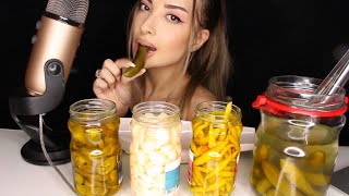 TURŞU ASMR | Acı Biber, Sarımsak, Salatalık🤤TÜRKÇE ASMR MUKBANG