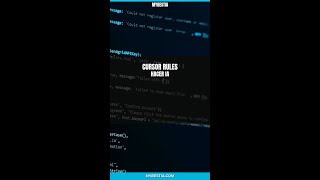 Cursor Rules: cómo hacer que la IA entienda tu código a la primera — PARTE 3 #Shorts