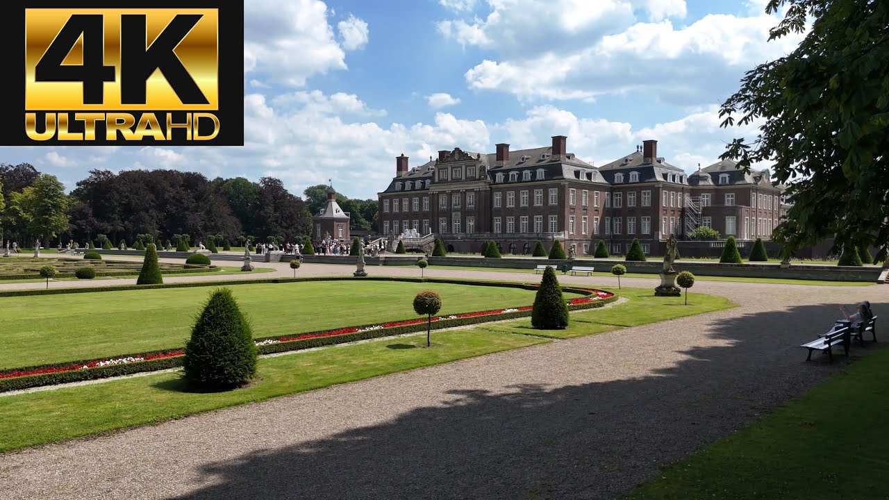 Castle Nordkirchen Germany Beautiful Drone Footage DJI Mini 4 Pro 4K 60FPS