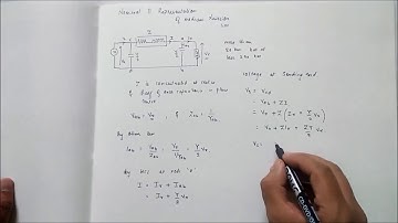 NOMINAL PIE MODEL OF MEDIUM TRANSMISSION LINE WITH EASY EXPLAINATION