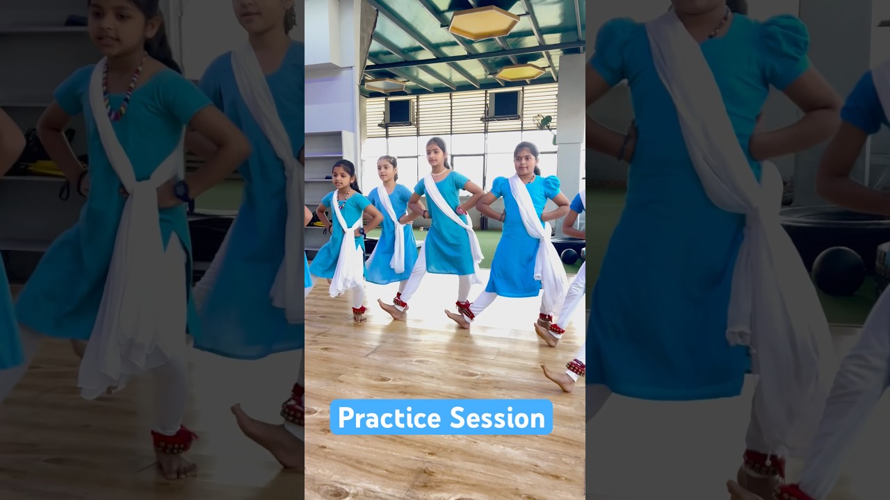 Practice Session of little Ones at Graceful Moves dance Academy