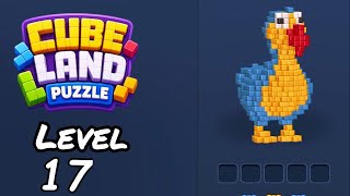 Cube Land Puzzle Level 17 Walkthrough