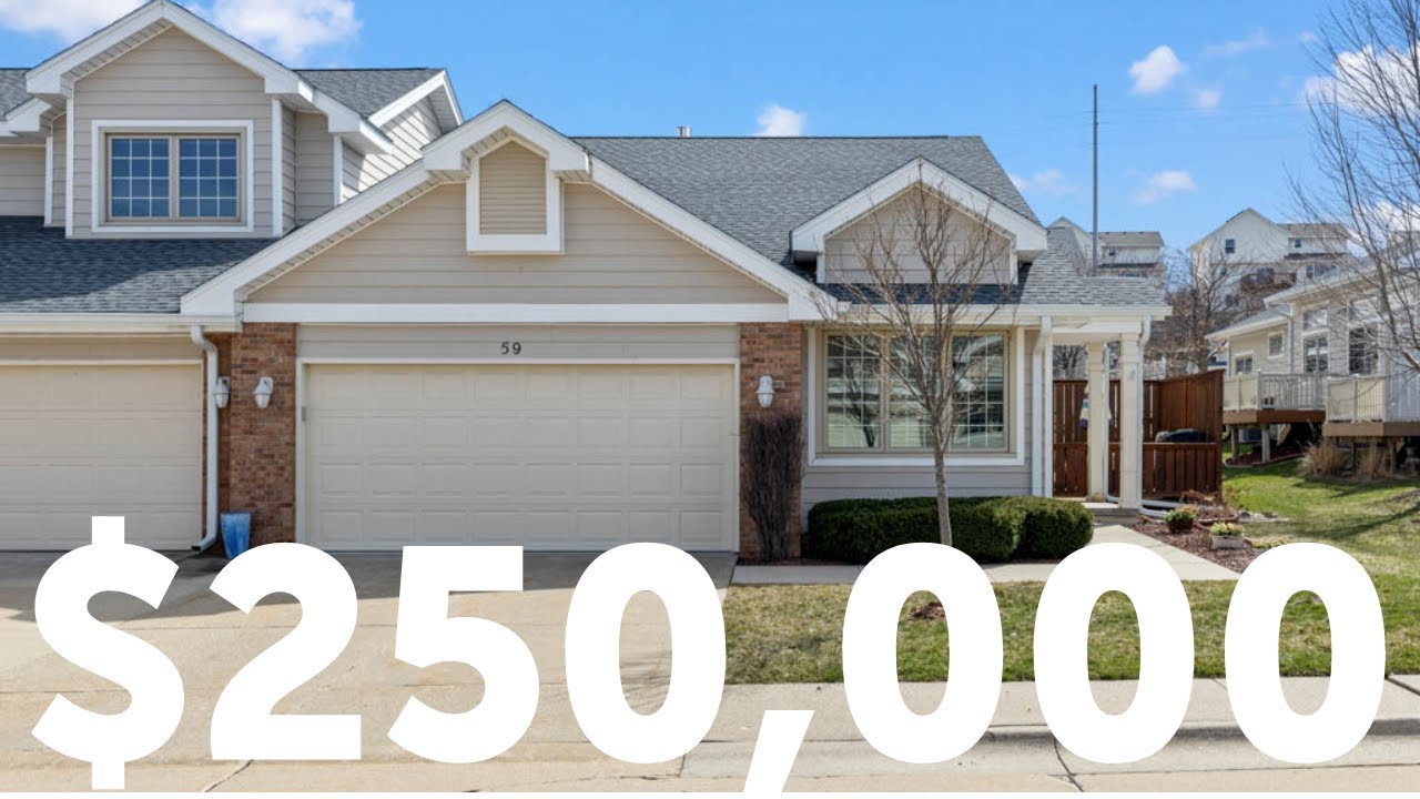 Ranch Townhome for sale in West Des Moines YouTube