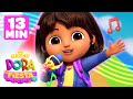 Sing Along to the Dora New Music Videos Marathon! 🎤 | Dora &amp; Friends