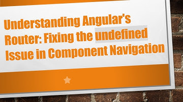 Understanding Angular