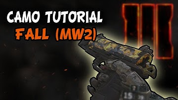 Call of Duty: Black Ops 3 Beta - Paint Shop | MW2 Fall Camo | Tutorial