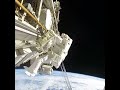 The incredible view during a spacewalk