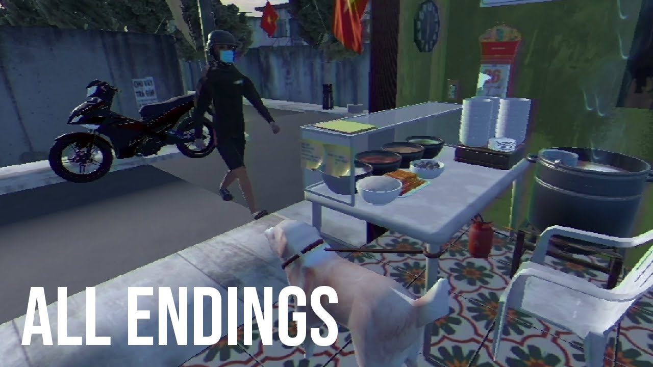 Brother Hai's Pho Restaurant - Indie Vietnamese Horror Game ALL ENDINGS Full Game Longplay