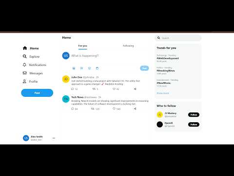 AI Builds X (Twitter) UI using HTML, CSS & JavaScript | Full UI with Gemini AI