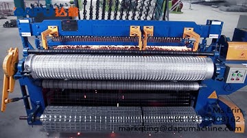 Fully Automatic Welded Mesh Machine With Rolling 0.65-2.5mm GI Wire