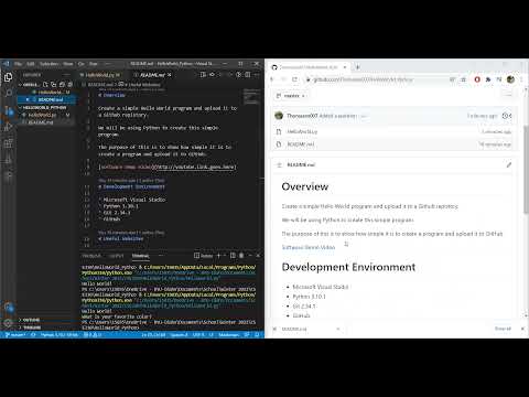 Python and GitHub - Tutorial