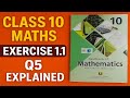 Exercise 1.1 Q5 |Class 10th Math | Federal Board | N.B.F Book | New Syllabus 2025-26