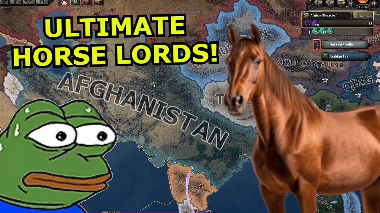 Hoi4: Why Are Afghan HORSES So STUPIDLY BROKEN?!