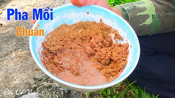 Câu Đài Nghiệp Dư ➣ Hướng Dẫn Pha Mồi Câu Đài Chuẩn, Hiệu Quả