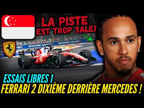FREE PRACTICE 1 RECAP: FERRARI 2 TENTHS BEHIND MERCEDES! - SINGAPORE GRAND PRIX
