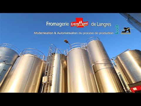 Modernisation & automatisation du process de production de la Fromagerie Entremont de Langres