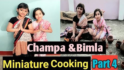 Miniature cooking Game|Bimla Ben  & Champa Ben |Part  4| #learnwithpriyanshi #Learnwithpari