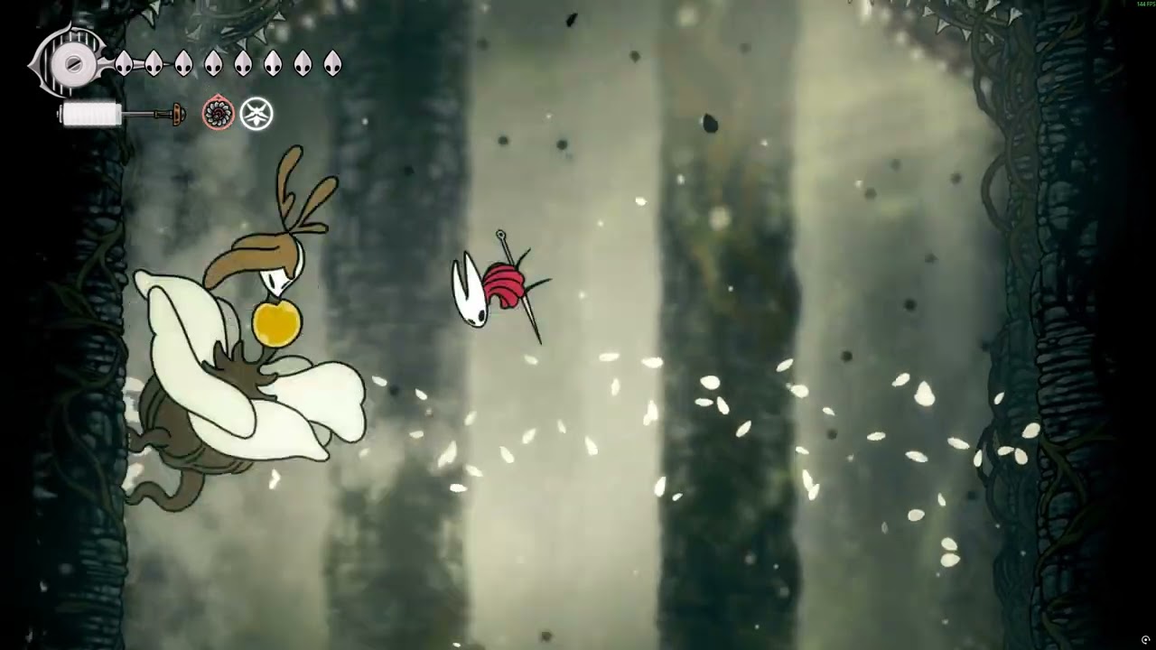 Hollow Knight Silksong: VS Nyleth, no damage and a lot of parry.