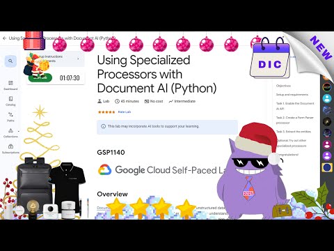 Using Specialized Processors with Document AI (Python)  #2025 | #GSP1140 |#qwiklabs |#Solution