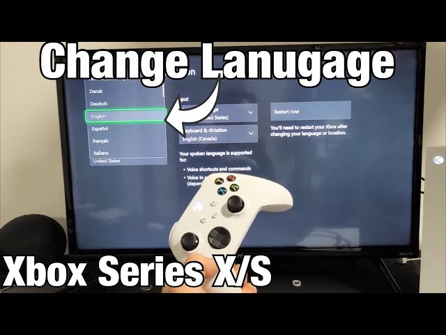 Xbox Series X/S: How to Change Language (Also Change to English is Stuck in  Another Language) - YouTube
