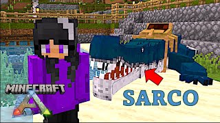 Return to ArkCraft: Building a pen for our Sarcosuchus in Minecraft
