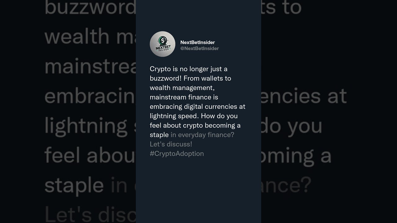 🚀 Crypto is no longer just a buzzword! From wallets to wealth management, mainstream finance is e...