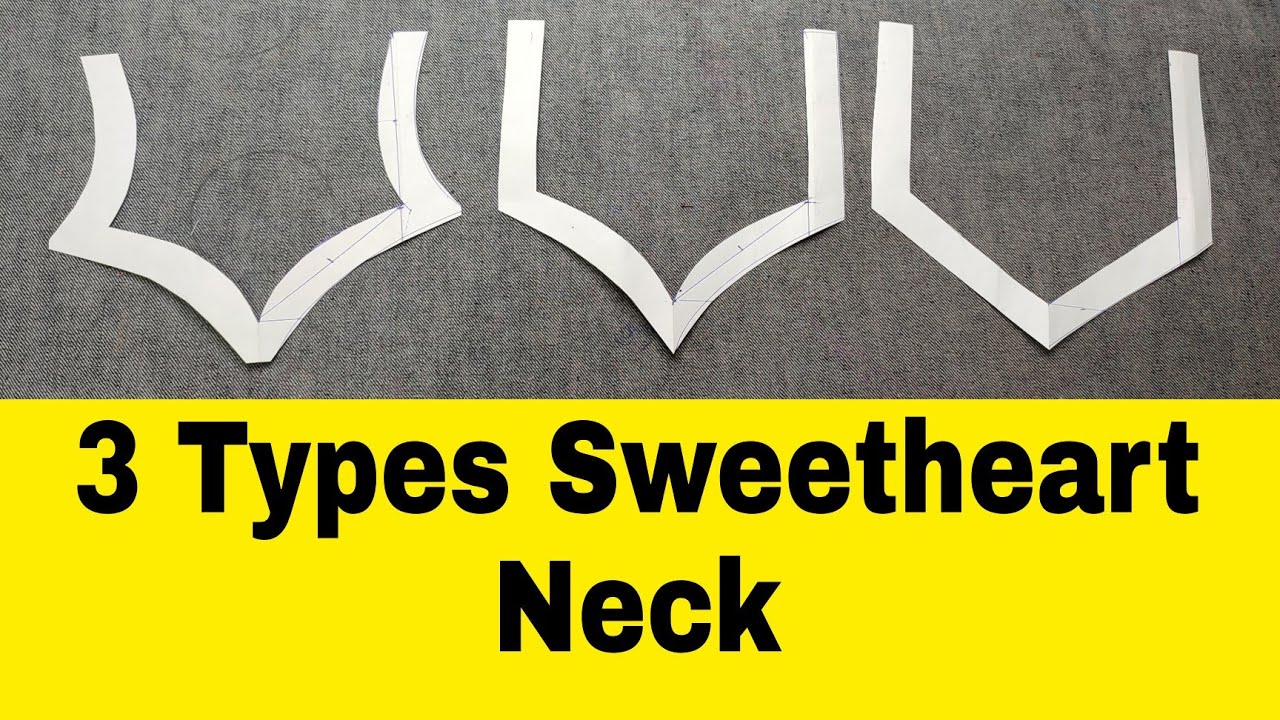 3 Types sweetheart neck cutting/Ab sweetheart neck cutting kerna bhut aasan ho gaya🥰🥰