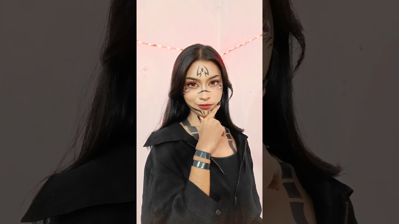 Sukuna Cosplay Makeup Tutorial ❤️‍🔥 #sukuna #jjk #animecosplay