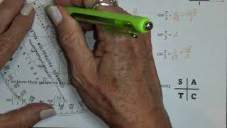 AP Precalculus Unit 8 Notes 4   Trig Ratios on the Unit Circle