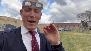When to wear the protective glasses during the 2024 eclipse