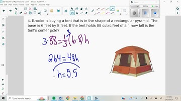 9.5 Volume of Pyramids and Cones