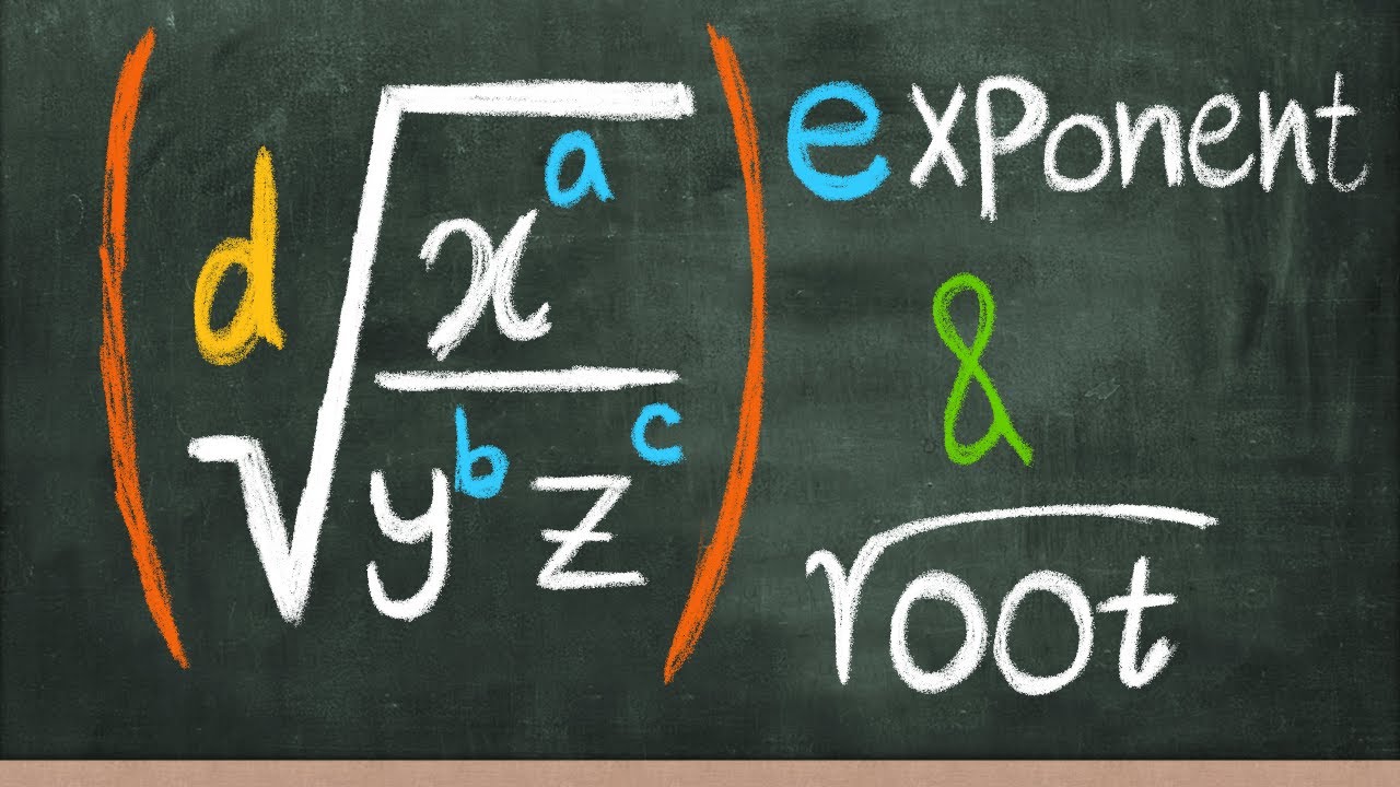 Exponents (Powers) & Roots | Essential Rules for Simplifications of Algebraic Expressions