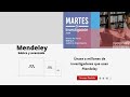 #MartesDeInvestigación | Mendeley básico y avanzado