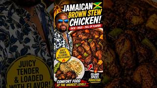 Jamaican Brown Stew Chicken Done RIGHT! 🇯🇲🔥 #shortsfeed #shorts #foodie #brownstewchicken