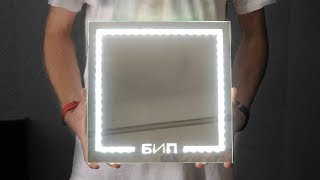 DIY - Affordable Framed LED Mirror for Makeup (Quick and Easy, #2)