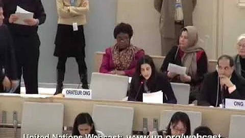 Human Rights First's Joelle Fiss at the Human Rights Council on Defamation of Religions