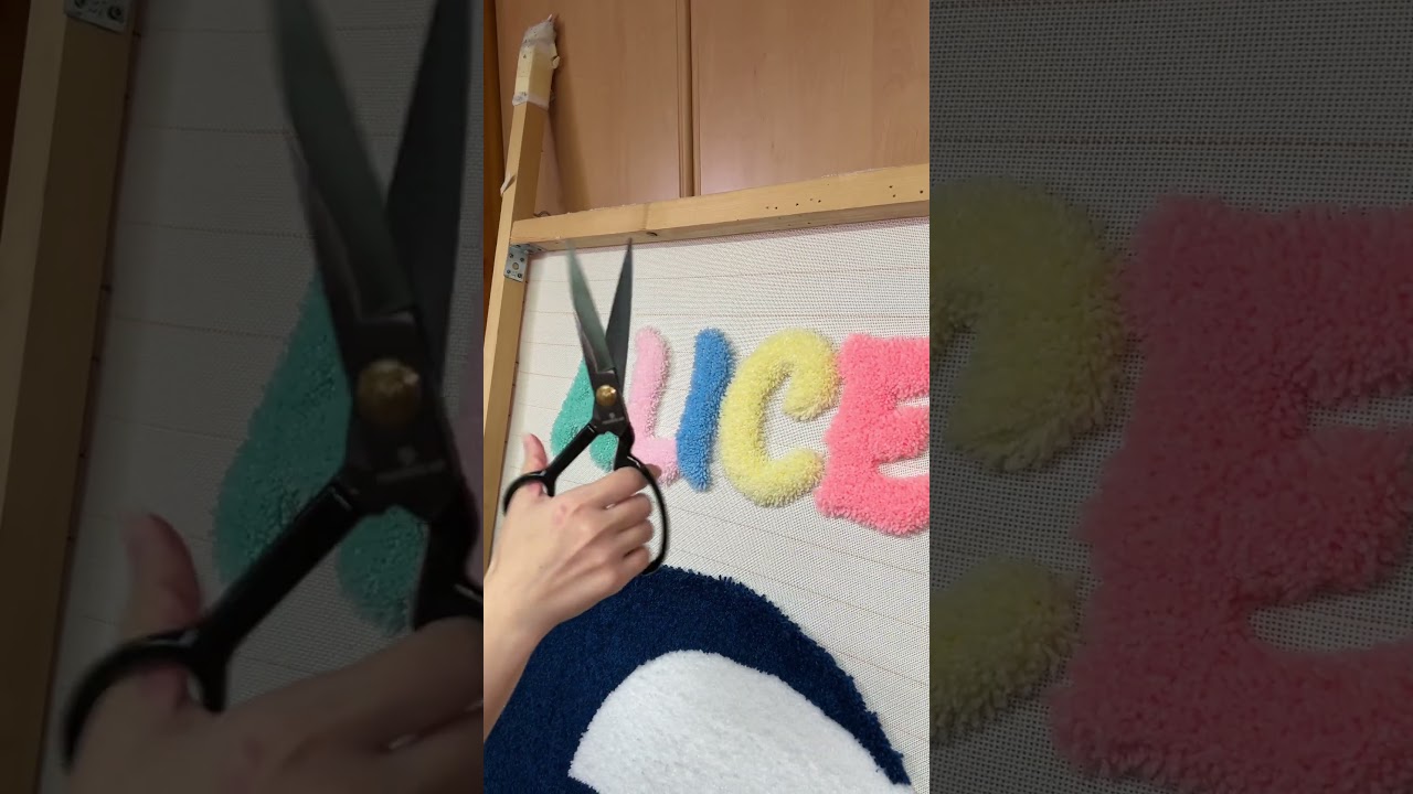 Tappeto personalizzato con il nome Alice 