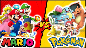 Mario vs Pokemon Super Smash Battles | Brain Break | Just Dance