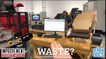 Look for the wastes! Amazing Before / After U-shaped cell improvement 50% labour / 28% cycle time