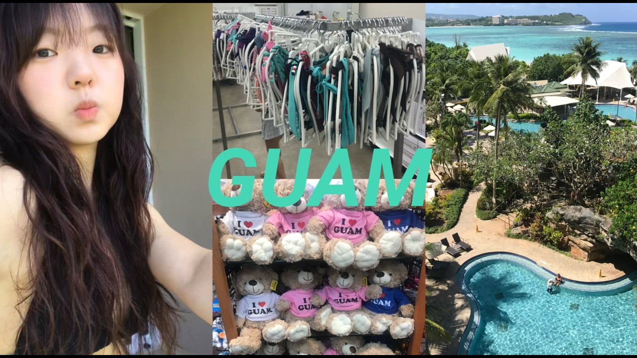 천국도 3박4일 괌 VLOG. 수영하고 쇼핑하고 🐠🤿  | 메모 - K마트 투몬비치 프리미엄 아울렛