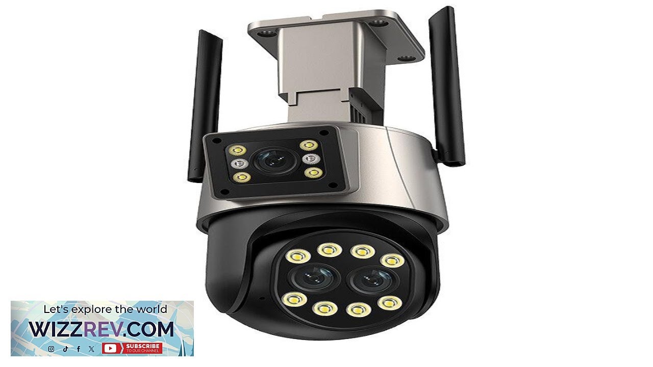 Guudgo 9MP 4K Wifi PTZ-камера с тремя объективами и двойным экраном 8X