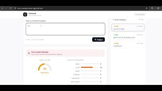 Toxic Comment detector