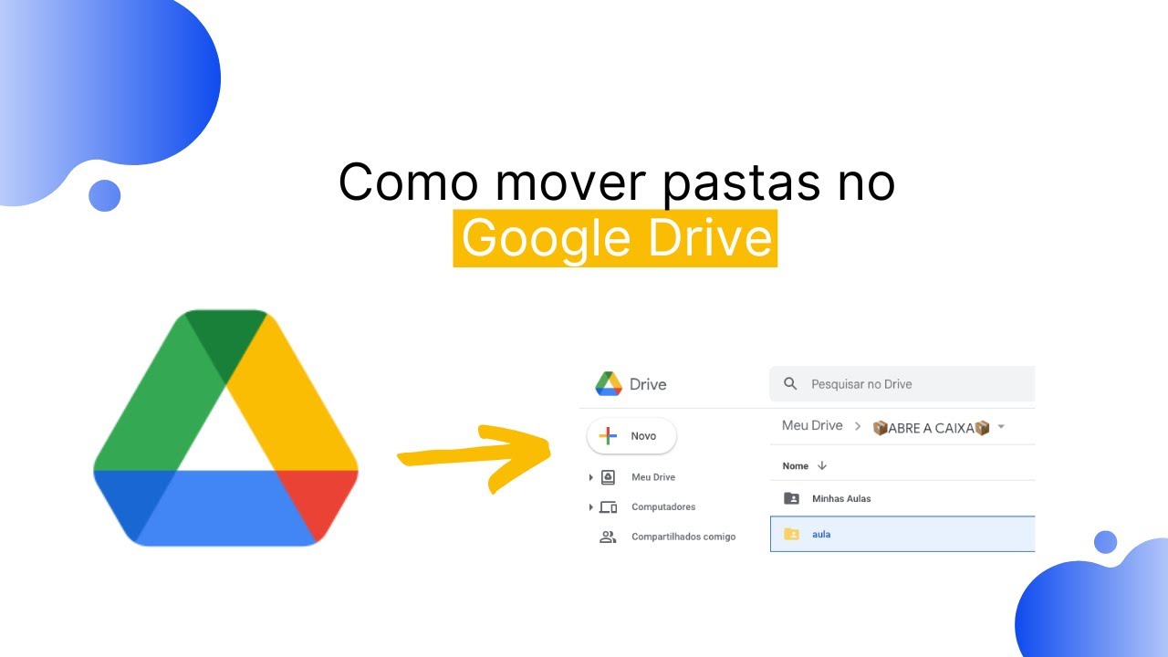 Como Mover Pastas Google Drive YouTube Como Mover Pastas Google Drive YouTube
