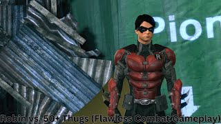 Batman: Arkham Origins - Fire in the sky (EXTREME) [as Robin] - Unused Combat Challenge | PC Mods