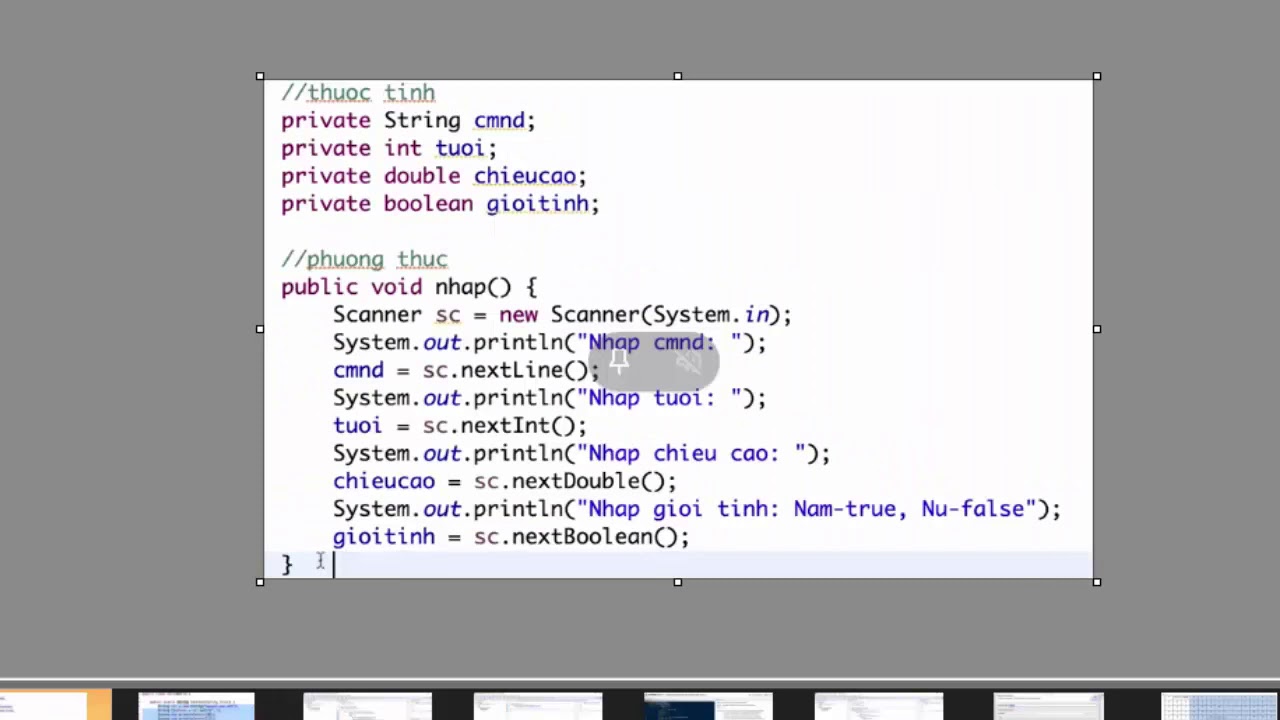 Java | Lập trình hướng đối tượng cơ bản - Nhập và truy xuất các class ...