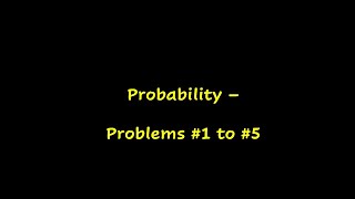 4 - Probability Explained: Coin Toss, Dice Throws, and Random Selections Unveiled!