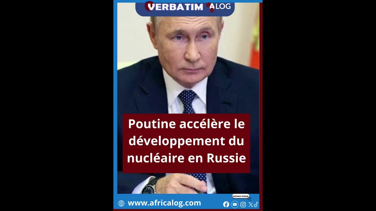 Poutine mise sur le nucléaire pour renforcer les infrastructures russes