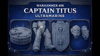 Demetrian Titus Ultramarines Space Marine Captain Warhammer40k  3d Druck Bausatz Besprechung.